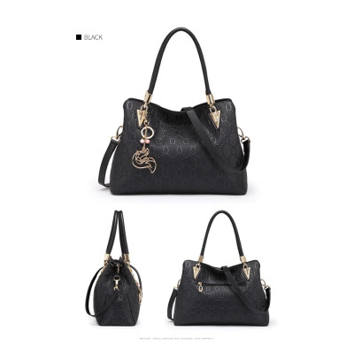 Δερμάτινη Γυναικεία Τσάντα Shopper 'Ωμου Foxer 962061F μαύρο