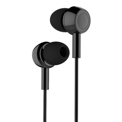 USAMS earphones με μικρόφωνο EP-12, 3.5mm σύνδεση, Φ10mm, 1.2m, μαύρα