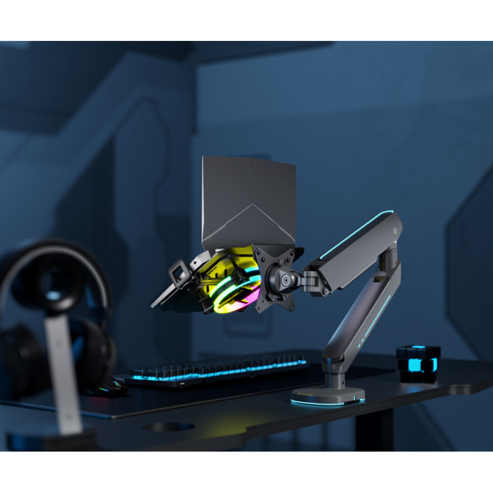 BRATECK βάση & ψύξη laptop NBH-8GL για βάση VESA, RGB, έως 17