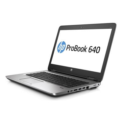 HP Laptop ProBook 640 G2, Refurbished Grade B, i5-6300U, 8/256GB M.2, Cam, 14", HD Graphics 520, FreeDOS