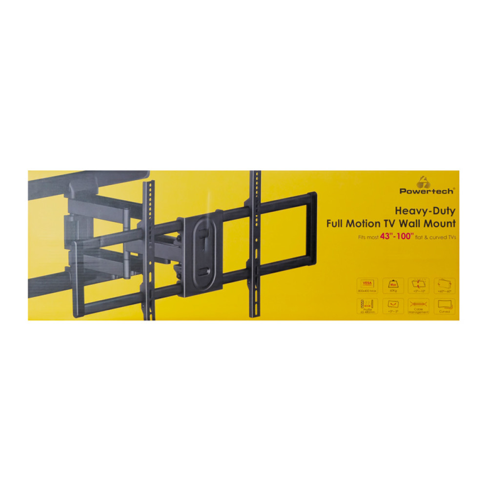 POWERTECH επιτοίχια βάση PT-1280 για τηλεόραση 43-100